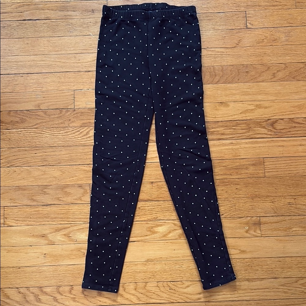 GAP Kids Black Leggings with White Dots